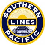SOUTHERN PACIFIC LINES LOGO PLAQUE